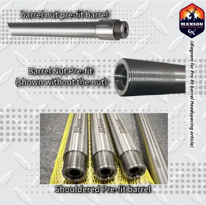 Headspacing Pre fit Barrels Diagram