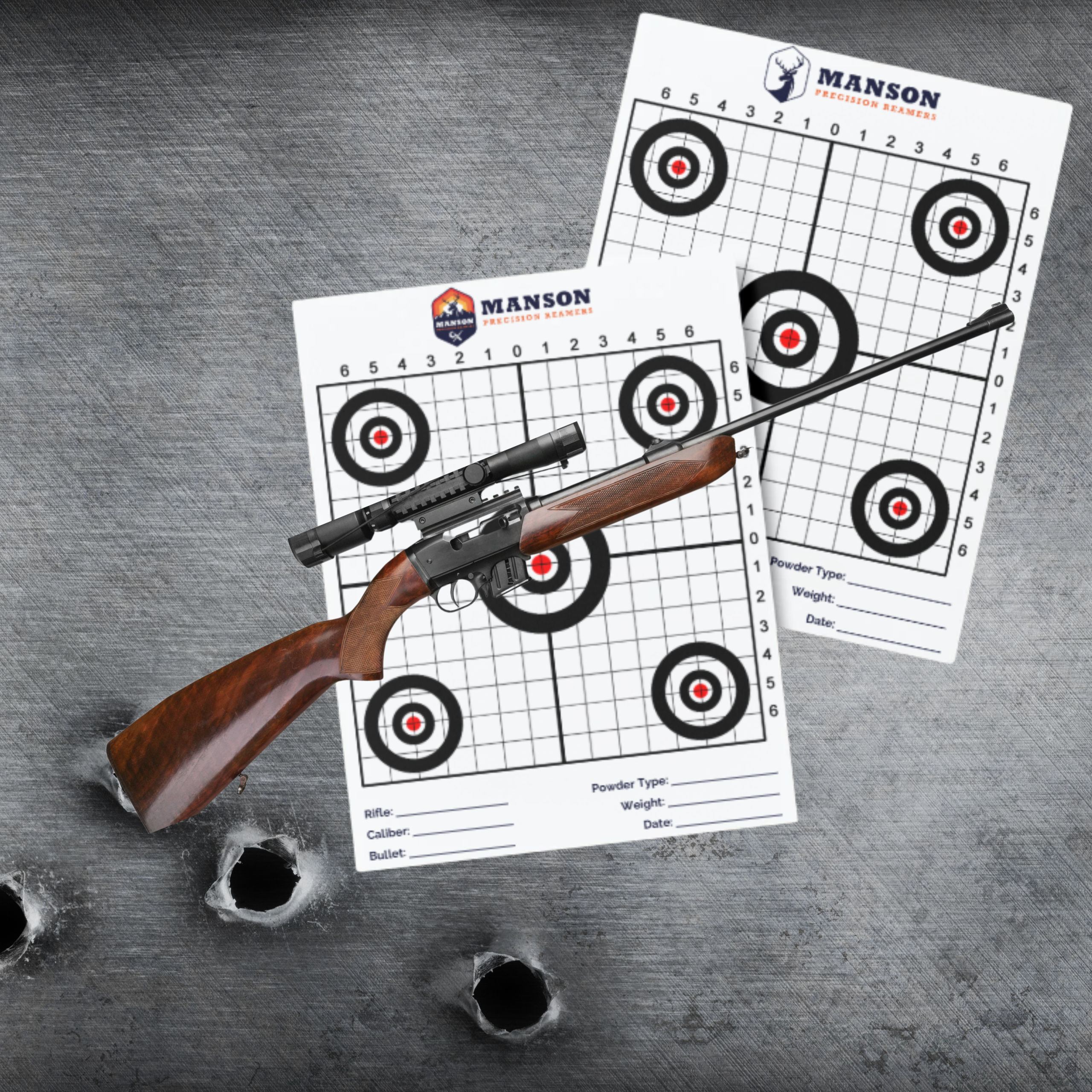 manson downloadable targets for competitive shooting