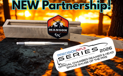 Manson Precision Reamers Partners with the Precision Rifle Series for the 2026 Season