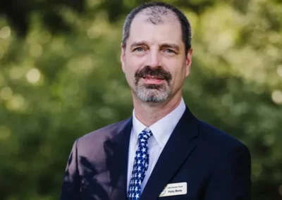 Marty Gunderson posting in USA jacket